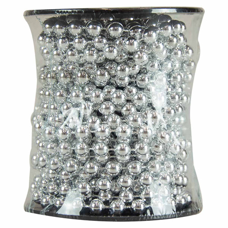 Łańcuch z koralami na szpuli srebrny 227100