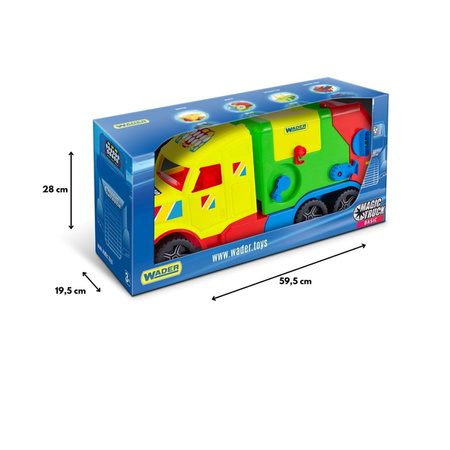 Magic Truck Basic śmieciarka kontener Wader 36331