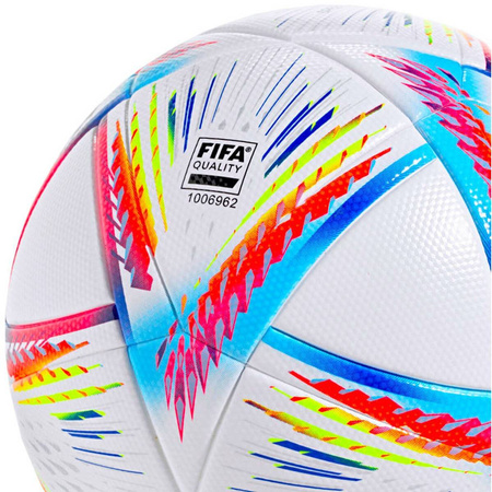 Adidas Piłka nożna adidas Al Rihla Qatar 2022 Box H57782 white/panton roz.5 383523