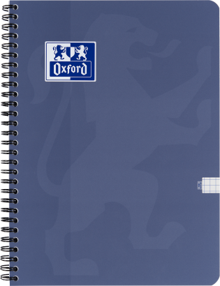 Kołozeszyt Oxford A4 100k krata 2 spirale Touch Trend 419655