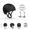 SCOOTANDRIDE Kask XXS-S dla dzieci 1-5 lat Black 000478