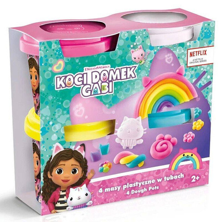 Koci Domek Gabi 4 masy plastyczne w tubach 600677