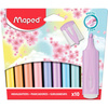Maped Zakreślacz Classic New Pastel 10kol w kart.pud.409039