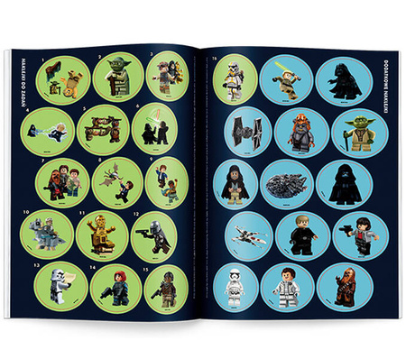 Książeczka LEGO STAR WARS KOLOROWANKA Z NAKLEJKAMI 344474