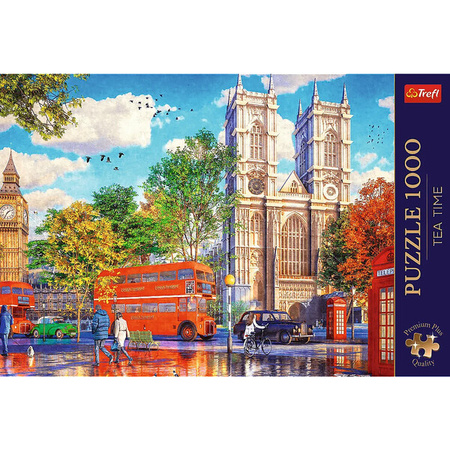 Puzzle Trefl 1000 Premium Plus Tea Time Widok na Londyn 108057