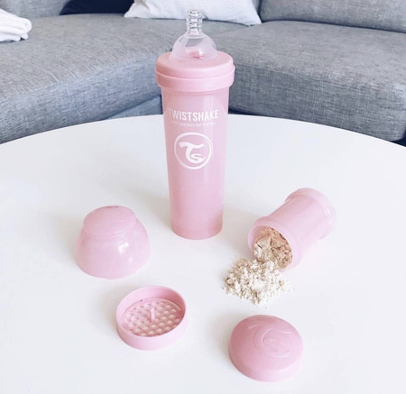 Twistshake Butelka Anti-Colic 260 ml Pastel Pink 122551