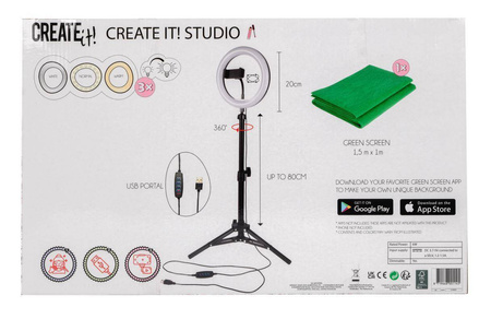 Create it ! Studio światło/statyw zestaw