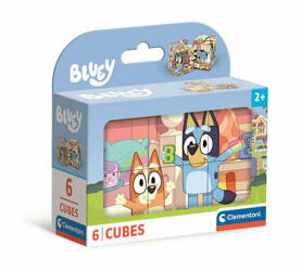 Clementoni Cubi Klocki 6 Bluey 406623