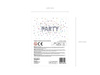 Balon foliowy litera "a", 35cm, srebrny