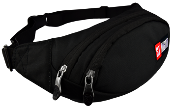 Saszetka na pasek nerka stright wb-02 black