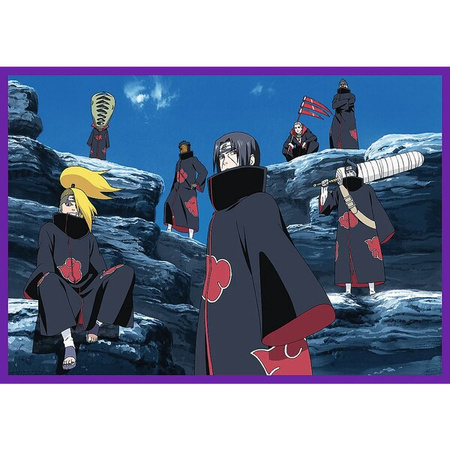 Puzzle Trefl 4x250 Przygody Naruto Uzumaki 133394