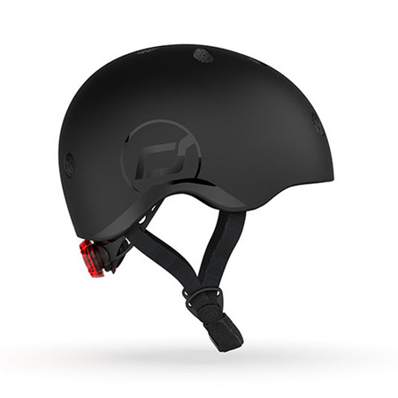 SCOOTANDRIDE Kask XXS-S dla dzieci 1-5 lat Black 000478