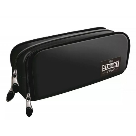 PIÓRNIK SASZETKA TRZYKOMOROWA STRIGHT PU3 ST.BLACK VINTAGE 685149