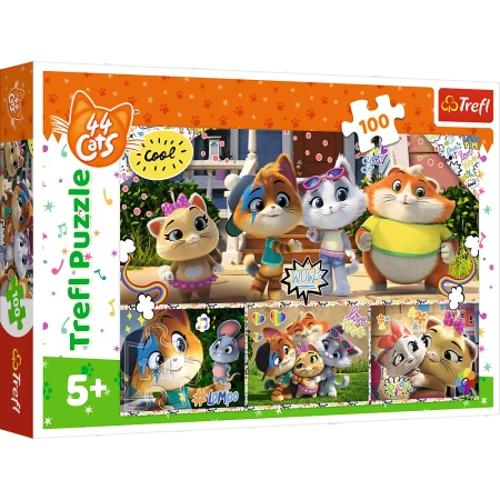 Puzzle Trefl 100 Zgrana ekipa przyjaciół 164428