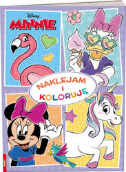 Książeczka MINNIE NAKLEJAM I KOLORUJĘ 342463