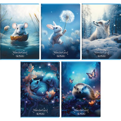 Herlitz Zeszyt A5 16k krata 70g Wonderland 441939