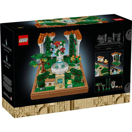 Lego 10359 Icons Fontanna w ogrodzie