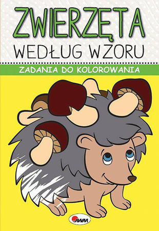 Książeczka Zadania Do Kolorowania Zwierzęta Według Wzoru 812085