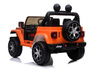 Auto na akumulator Jeep Rubicon 4x4 pomarańczowy 