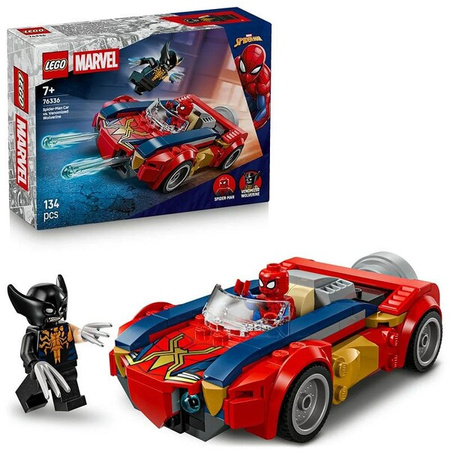 LEGO 76336 SUPER HEROES Spider-Man w samochodzie kontra Wolverine 063194