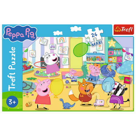 Puzzle Trefl 24 maxi Piękna Peppa 143676