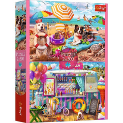 Puzzle Trefl 2x500 Walacyjny czas 375336