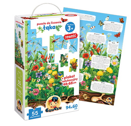 Czuczu puzzle do liczenia łąka 3+ 490135