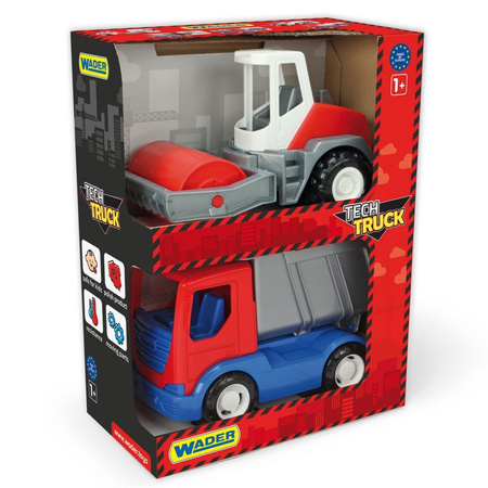 Auta - tech truck set 2szt w kartonie 35370