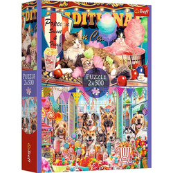 Puzzle Trefl 2x500 Puszyści przyjaciele 374957
