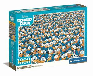 Clementoni Puzzle 1000 Impossible Donald Duck 397990