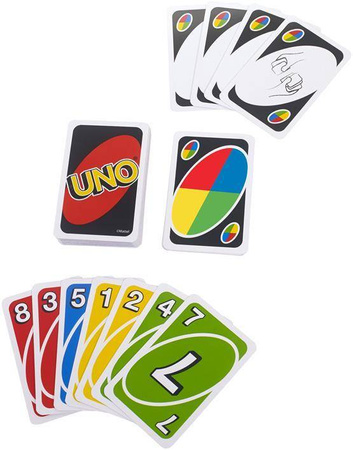 Mattel gra karty uno w2085 