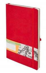 Notes kratka B5 Impresja czerwony 018761