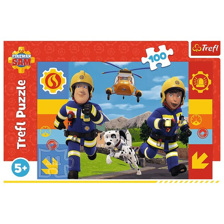 Puzzle Trefl 100 Zawsze pomocny Strażak Sam 165180