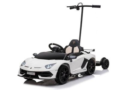 Auto Na Akumulator Lamborghini Aventador SX2018 Biały z Platformą 456578