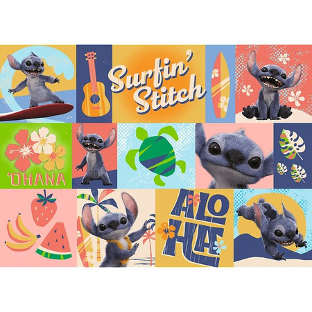 Puzzle Trefl 200 Hawajskie przygody Stitch 133318