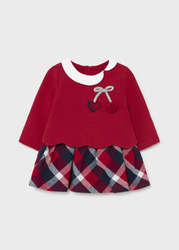 Mayoral Sukienka ECOFRIENDS dla dziewczynki rozm. 18 m 86 kolor 84 rojo