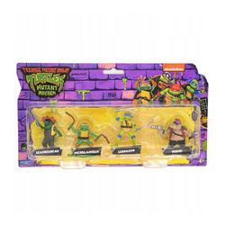 Tmnt Wojownicze Żółwie Ninja Movie Mutatnt Mayhem Zestaw figurek 4-pak Leatherhead Michelangelo Leonardo Bebop 833215