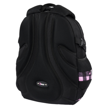 PLECAK 4-KOMOROWY STRIGHT BP-01 PINK CHECKERED 680366