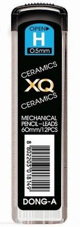 Grafity do ołówka 0,5mm H 12 sztuk dong-a