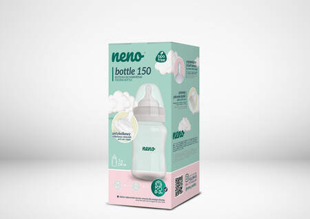 Neno Butelka dziecięca 150 ml ze smoczkiem Neno