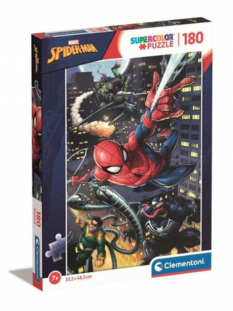 Clementoni Puzzle 180 Super Kolor Marvel Spiderman 297825
