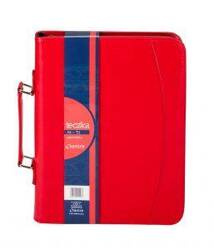 Teczka A4 na suwak 711 z kalkulatorem Czerwona 054967