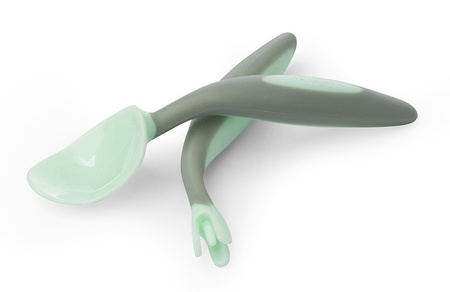 B.box pierwsze sztućce do nauki samodzielnego jedzenia cutlery pistachio 007265
