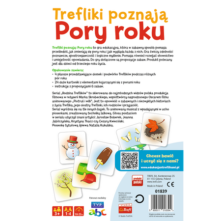 Gra Trefl Trefliki poznają: Pory roku 018394