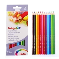 Pentel Kredki ołówkowe 12kol CB8-12U 024152