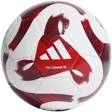 Adidas Piłka nożna adidas Tiro League Thermally white/red HZ1294 roz.5 826082