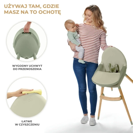 Kinderkraft Fini 2 Green Krzesełko do karmienia 924516