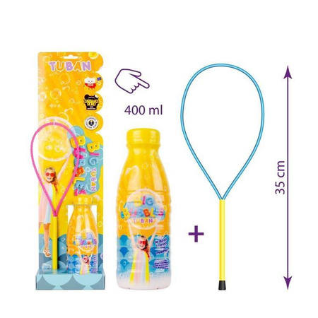 Tuban Obręcz do baniek mydlanych + 400ml zestaw 034405