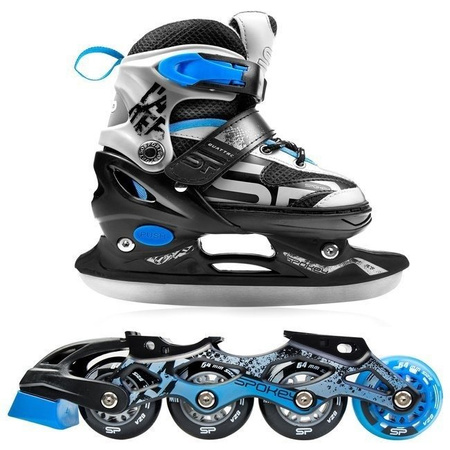 Łyżworolki regulowane quattro spokey 4w1 roz.30-33