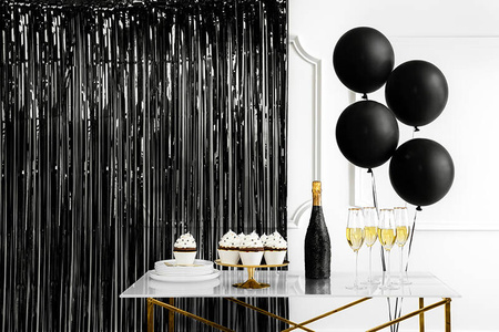 Kurtyna party czarna 90x250cm 188211